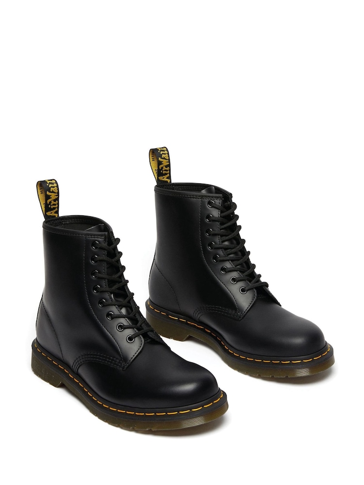 Dr. Martens Black 1460 Smooth Lace-Up Unisex Leather Boots - Image 2 of 5