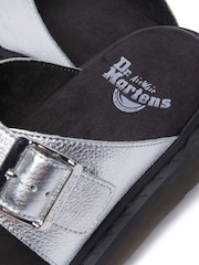 Dr. Martens Silver Josef Bronx Suede Leather Sandals - Image 5 of 6