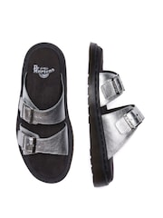 Dr. Martens Silver Josef Bronx Suede Leather Sandals - Image 6 of 6