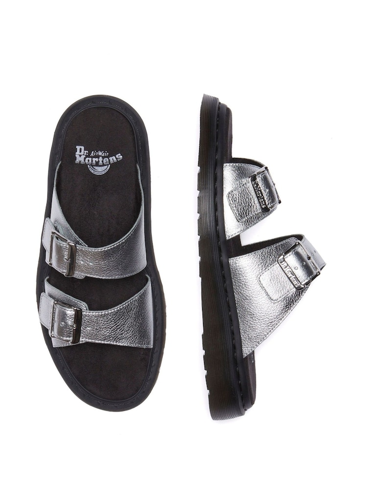 Silber - Dr. Martens Josef Bronx Suede Leather Sandals - Bild 6 von 6 Silber - Dr. Martens Josef Bronx Suede Leather Sandals - Bild 6 von 6