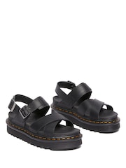 Dr. Martens Black Voss Ii Athena Sandals - Image 2 of 5