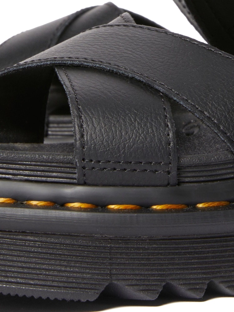 Black - Dr. Martens Voss Ii Athena Leather Sandals - Image 5 of 5 Black - Dr. Martens Voss Ii Athena Leather Sandals - Image 5 of 5