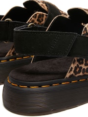Dr. Martens Animal Mini Jorge Ii Leopard Print Suede Leather Sandals - Image 5 of 6
