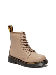 كريم - Dr. Martens Junior 1460 Virginia Lace-Up Boots - صورة 1 من 5
