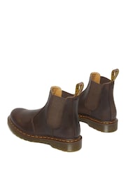 Dr. Martens Brown 2976 Crazy Horse Chelsea Boots - Image 3 of 5