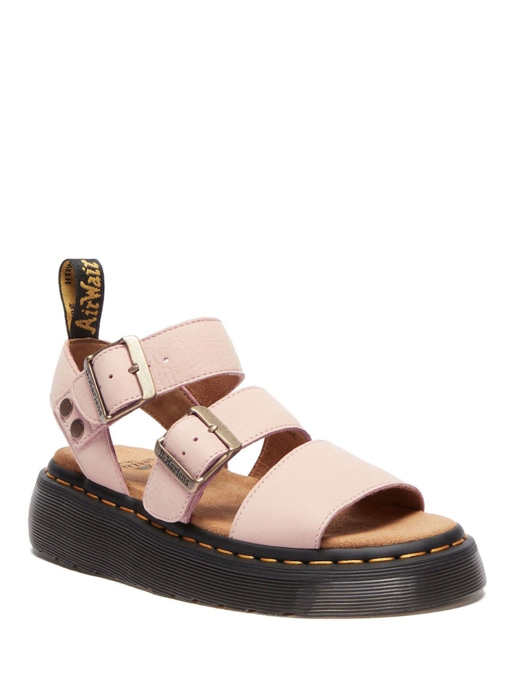 Dr. Martens Pink Gryphon Quad Pisa Sandals - Image 1 of 6