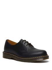 Dr. Martens Black Unisex 1460 Smooth Leather Shoes - Image 1 of 4