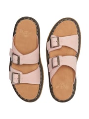 Dr. Martens Pink Josef Bronx Suede Leather Sandals - Image 6 of 6