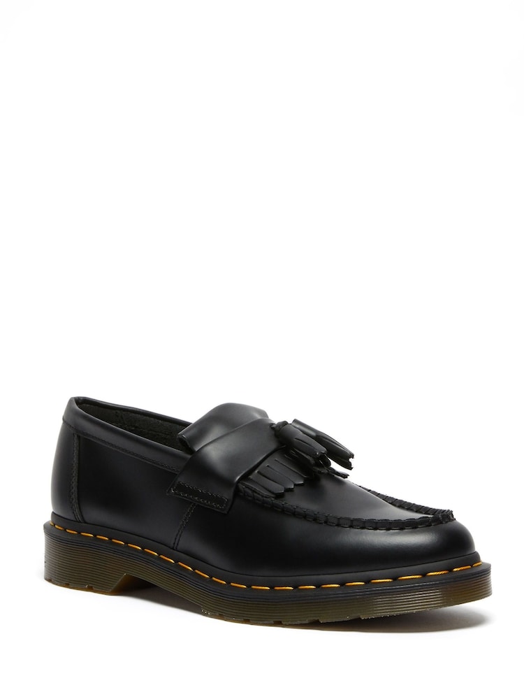 Dr. Martens Black Adrian Smooth Leather Loafers - Image 1 of 4