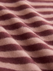 Berry Red Stripe Cosy Long Sleeve Pyjamas - Image 3 of 3
