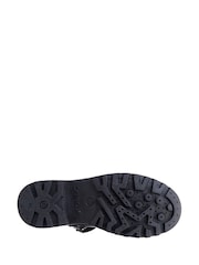 Geox J Casey G. P Touch Fastening Black School Shoes - Image 5 of 6