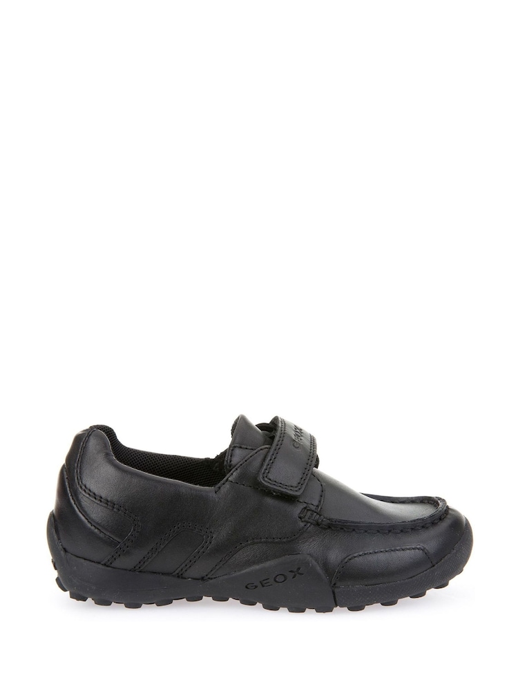 Geox J W.Snake Moc Black Moccasins - Image 1 of 4