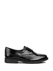 Geox J Agata D Black School Shoes - Image 1 of 5