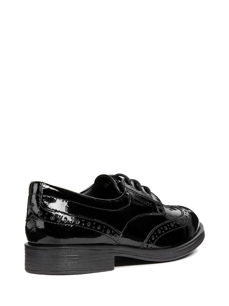 Geox J Agata D Black School Shoes - Image 2 of 5