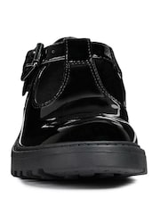 Geox J Casey G. E Buckle Black School Shoes - Image 4 of 6