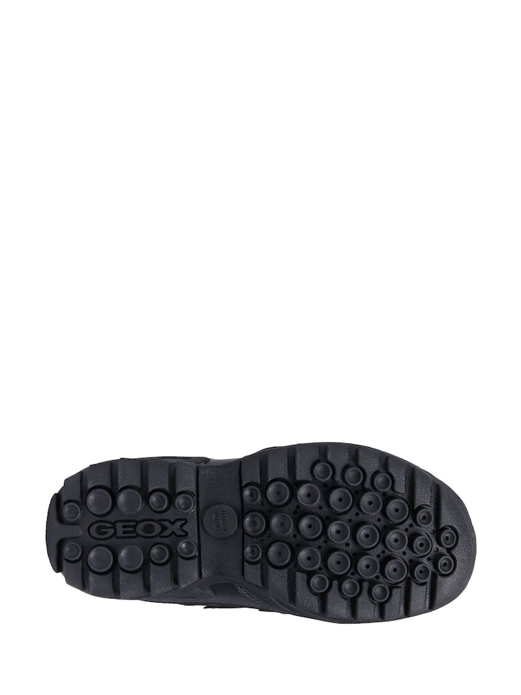 Geox J New Savage Boy B A Waterproof Touch Fastening Black Trainers - Image 2 of 4
