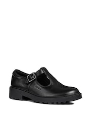 Geox J Casey G. E Buckle Black Shoes - Image 2 of 5