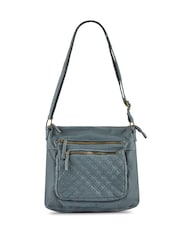 Pavers Blue Multi-Zip Cross-Body Bag - Image 1 of 3