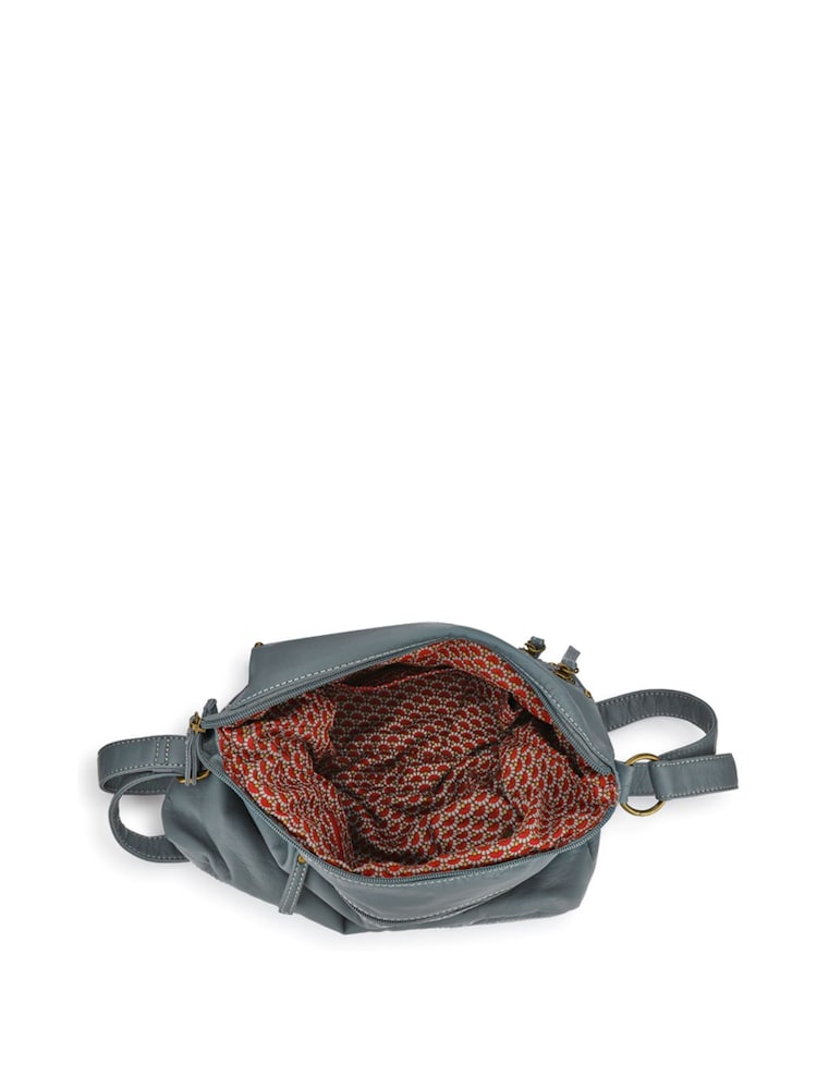 Pavers Blue Multi-Zip Cross-Body Bag - Image 3 of 3