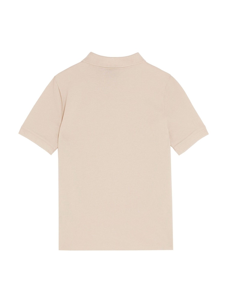 Lyle & Scott Neutral Classic Polo Shirt - Image 2 of 3 Lyle & Scott Neutral Classic Polo Shirt - Image 2 of 3