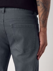 Blue Grey Mid Single Slim Fit Classic Stretch Jeans - Image 4 of 11