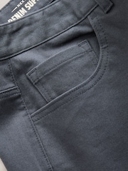 Smoke Blue Single Straight Fit Classic Stretch Jeans - Image 2 of 6
