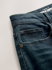 Blue Dark Washed Regular Tapered Fit Classic Stretch Jeans - Image 11 of 11