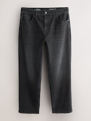 Washed Black Relaxed Fit Relaxed Fit Classic Stretch Jeans - Image 1 of 5