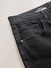 Washed Black Relaxed Fit Relaxed Fit Classic Stretch Jeans - Image 4 of 5