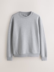 Navy Blue/Green Cotton Rich Jersey Crew Sweatshirts 2 Pack - Image 3 of 5