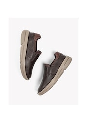 Hush Puppies Brown Baylor Step-In Shoes - Image 5 of 7