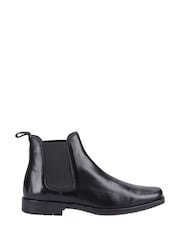 Hush Puppies Brennan Chelsea Black Boots - Image 1 of 4