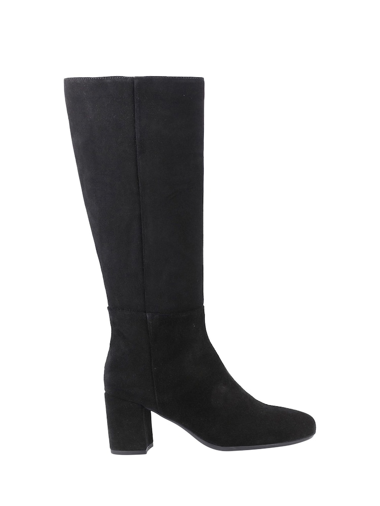 Hush Puppies Oprah Long Black Boots - Image 1 of 5 Hush Puppies Oprah Long Black Boots - Image 1 of 5