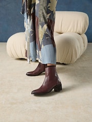 Hush Puppies Red Winona Ankle Boots - Image 1 of 4