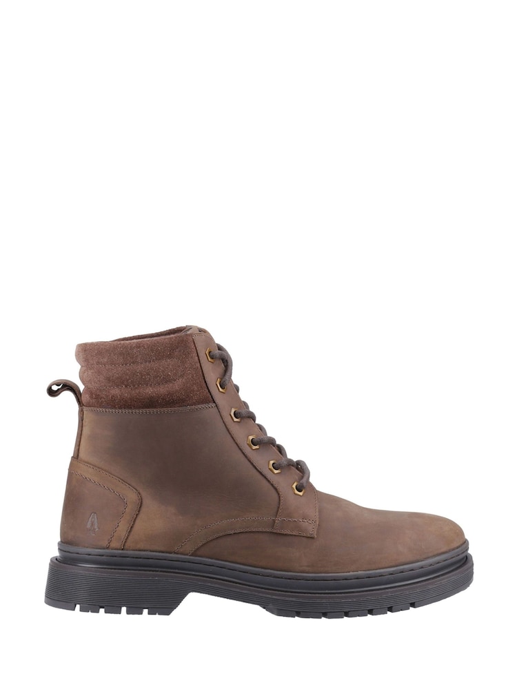 Hush Puppies Brown Jarrod Lace Boots - Image 1 of 4