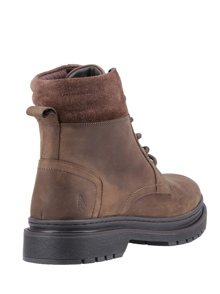 Hush Puppies Brown Jarrod Lace Boots - Image 4 of 4