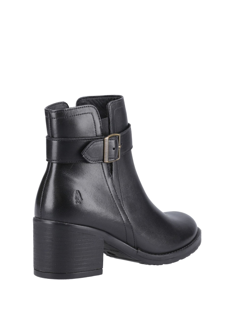 Hush Puppies Hensley Buckle Black Boots - Image 4 of 4