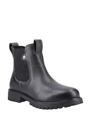 Hush Puppies Wynter Chelsea Black Boots - Image 3 of 4