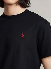 Polo Ralph Lauren Black Classic Fit Heavyweight Jersey T-Shirt - Image 4 of 4