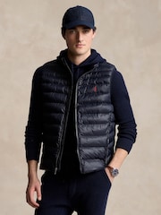 Polo Ralph Lauren Blue The Colden Packable Vest - Image 1 of 4