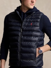Polo Ralph Lauren Blue The Colden Packable Vest - Image 4 of 4