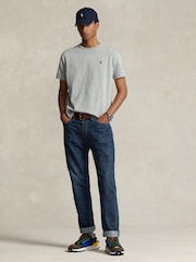 Polo Ralph Lauren Grey Classic Fit Heavyweight Jersey T-Shirt - Image 3 of 4