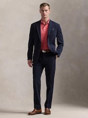 Polo Ralph Lauren Dark Pink Custom Slim Fit Soft Polo Shirt - Image 3 of 5