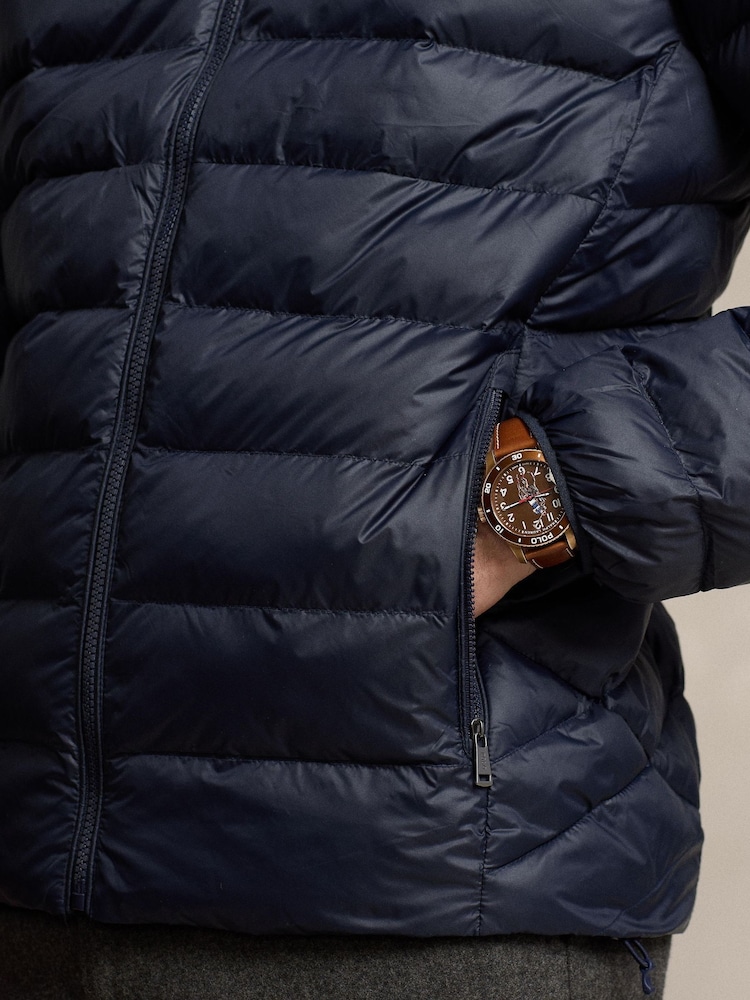 Polo Ralph Lauren Blue The Colden Packable Jacket - Image 5 of 5