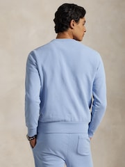 Polo Ralph Lauren Blue Loopback Fleece Sweatshirt - Image 2 of 4