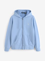 Polo Ralph Lauren Blue Loopback Fleece Full-Zip Hoodie - Image 1 of 1