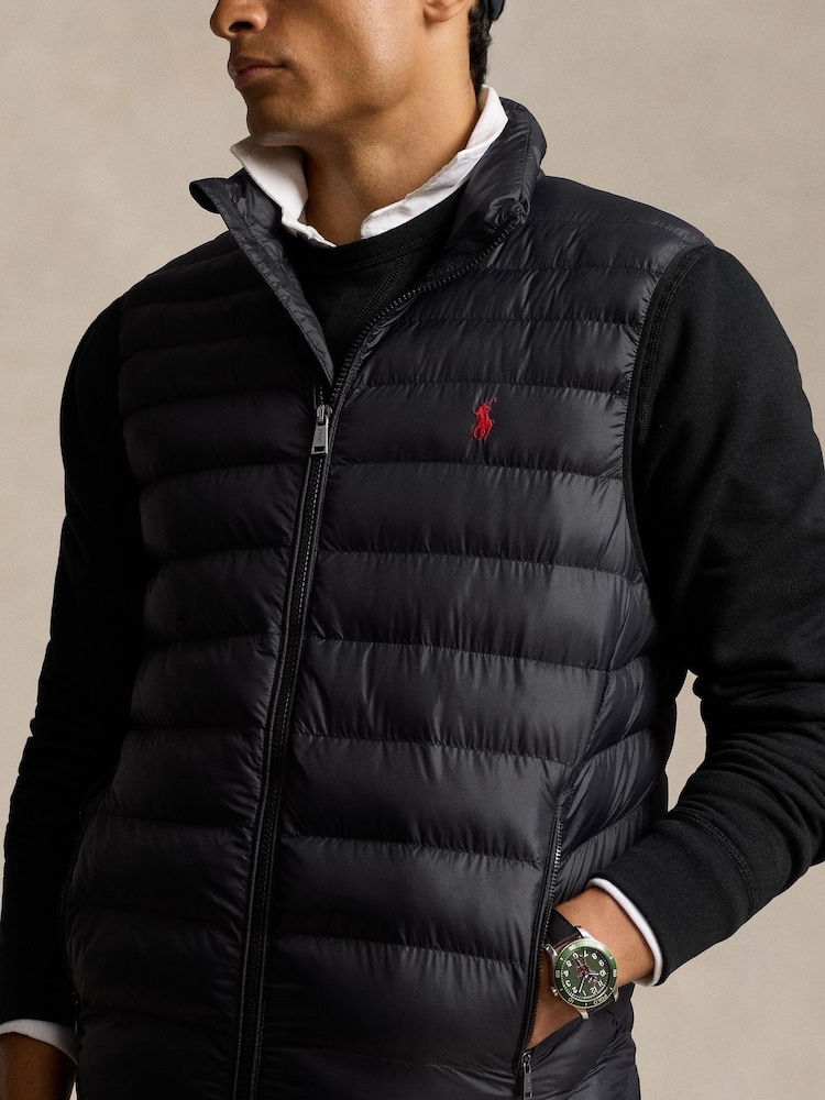 Polo Ralph Lauren Black The Colden Packable Vest - Image 4 of 4