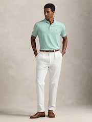 Polo Ralph Lauren Green Custom Slim Fit Soft Polo Shirt - Image 3 of 4