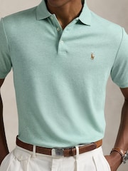 Polo Ralph Lauren Green Custom Slim Fit Soft Polo Shirt - Image 4 of 4