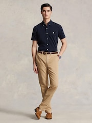 Polo Ralph Lauren Blue Featherweight Mesh Shirt - Image 3 of 5